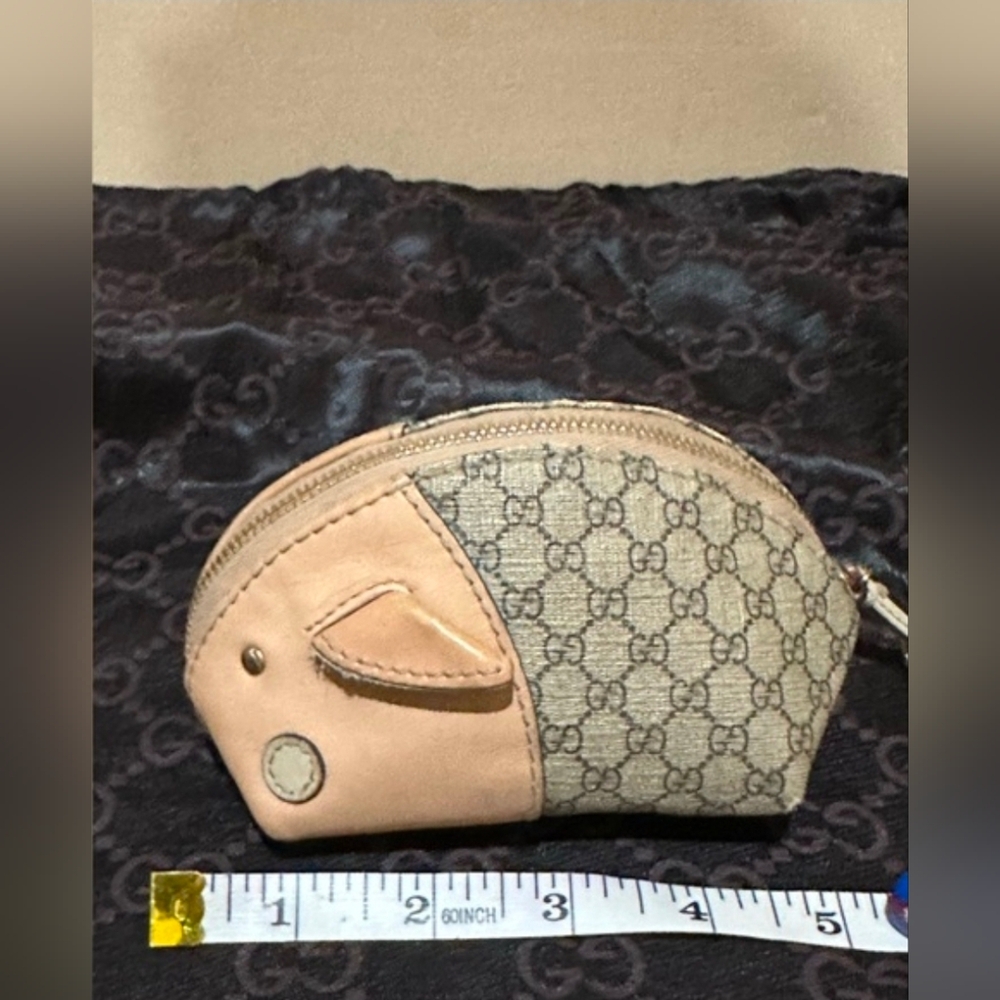GUCCI RARE Supreme Pig Coin Pouch - Picture 7 of 11